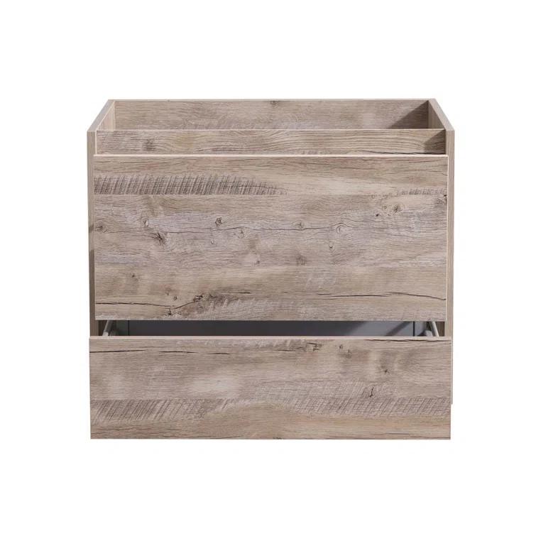 Catania 30" Wall Mount Single Modern Bathroom Cabinet - Cabinet Only (Top and Sink Not Included)