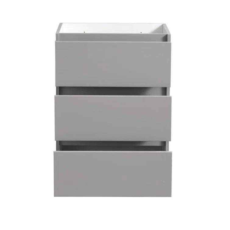 Lazzaro 24" Freestanding Single Modern Bathroom Cabinet - Cabinet Only (Top and Sink Not Included)