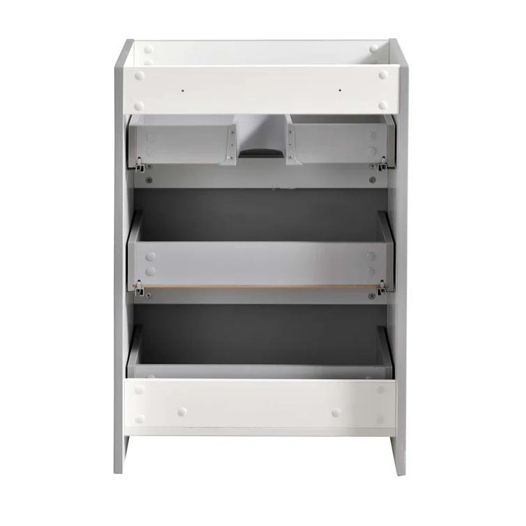 Lazzaro 24" Freestanding Single Modern Bathroom Cabinet - Cabinet Only (Top and Sink Not Included)