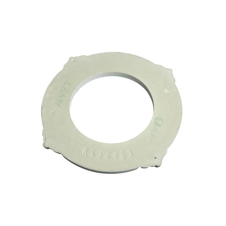 White Ceiling Medallion Urethane Recessed Trim 6" ID X 10" OD