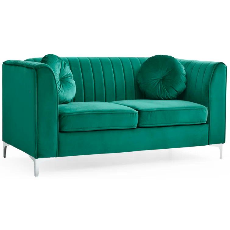 Bailey 65'' Velvet Loveseat