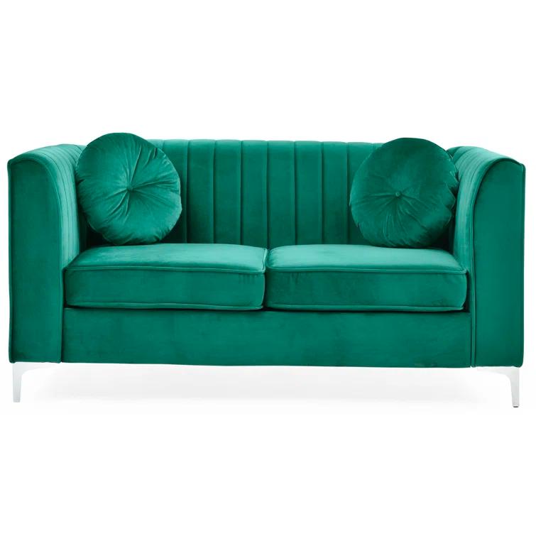 Bailey 65'' Velvet Loveseat