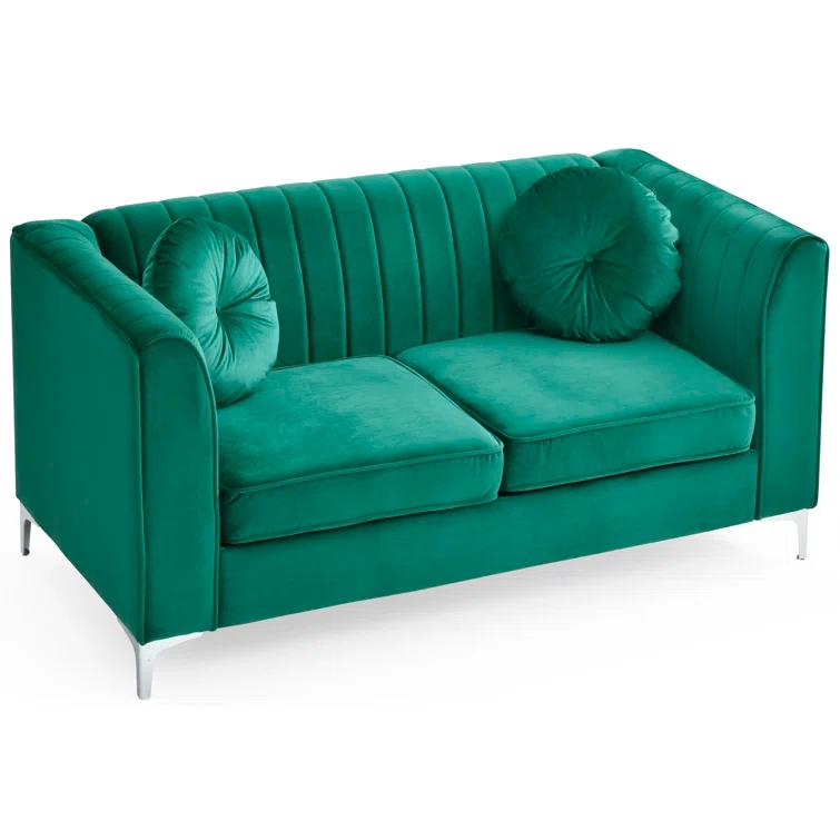 Bailey 65'' Velvet Loveseat