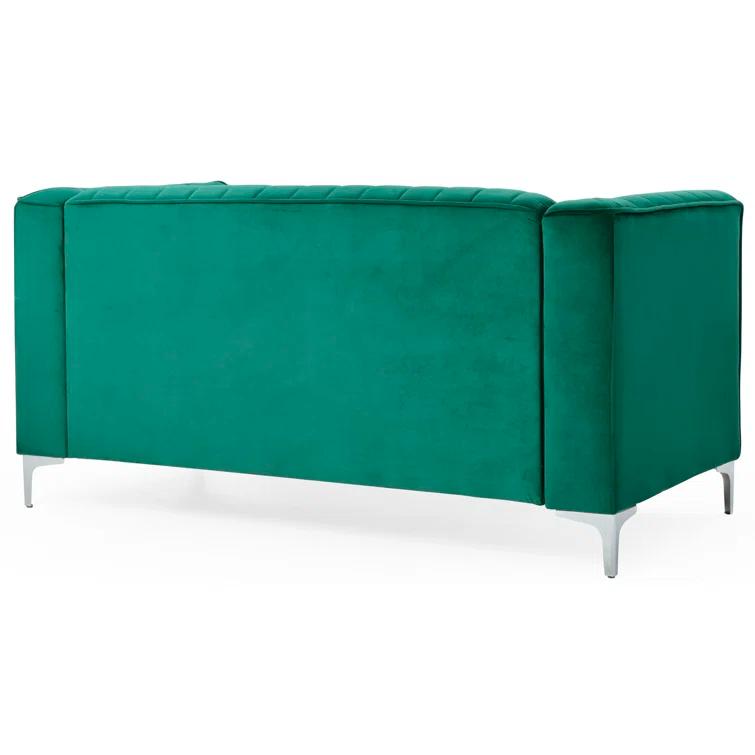 Bailey 65'' Velvet Loveseat
