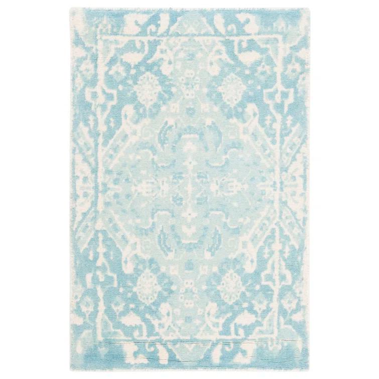 Restoration Vintage Hand Tufted Wool Oriental Rug