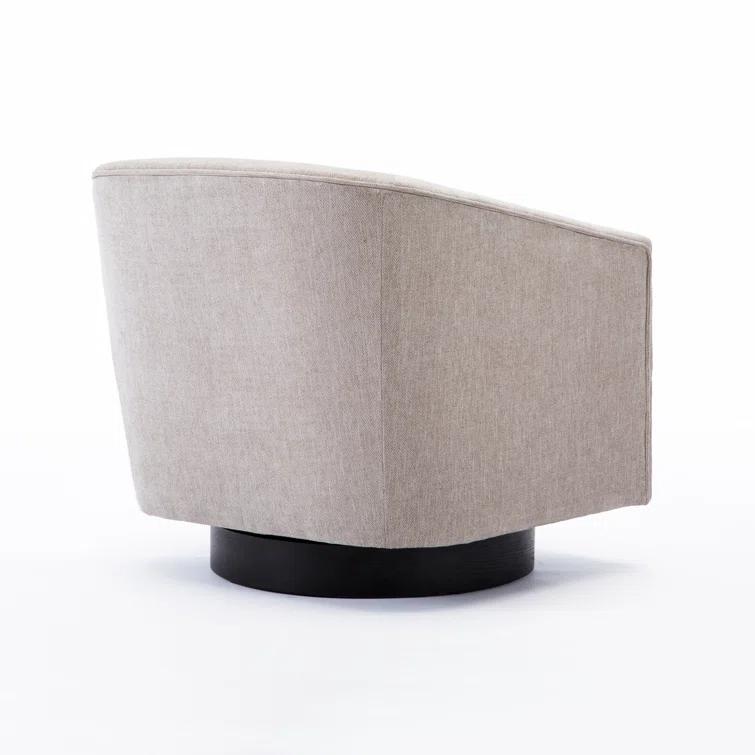Donovan Upholstered Swivel Barrel Chair