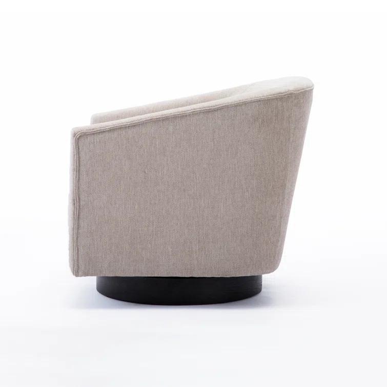 Donovan Upholstered Swivel Barrel Chair