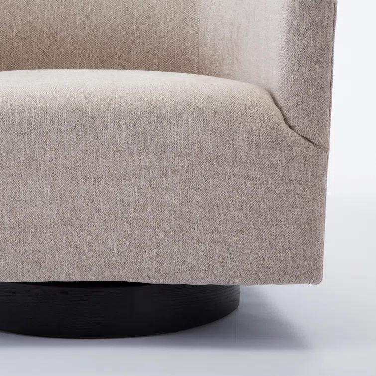 Donovan Upholstered Swivel Barrel Chair