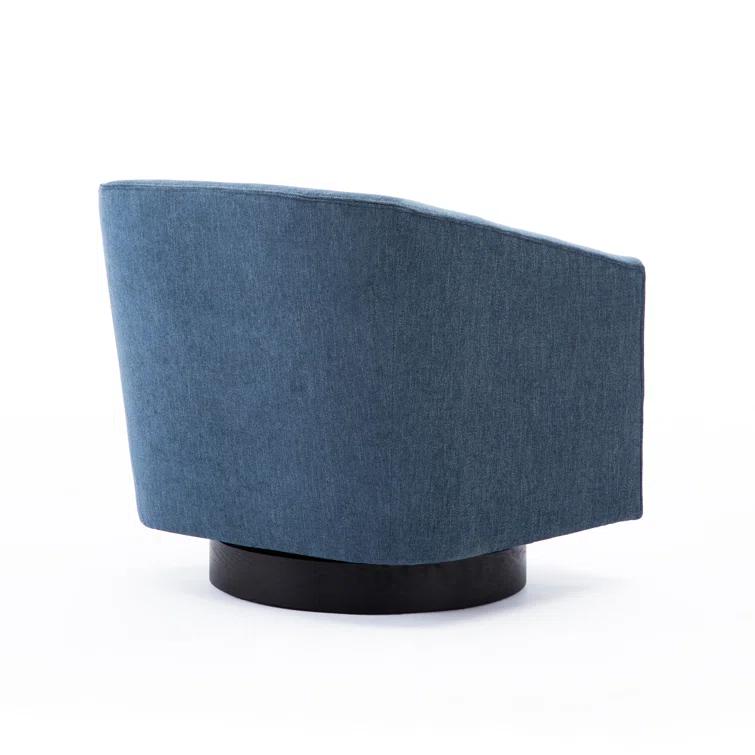 Donovan Upholstered Swivel Barrel Chair