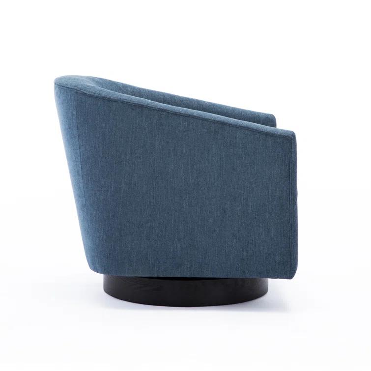 Donovan Upholstered Swivel Barrel Chair