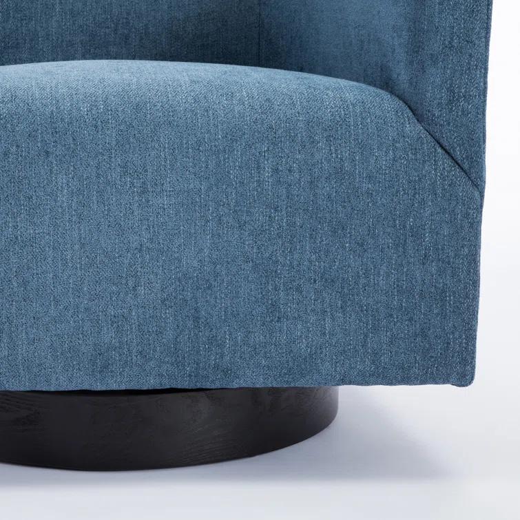 Donovan Upholstered Swivel Barrel Chair