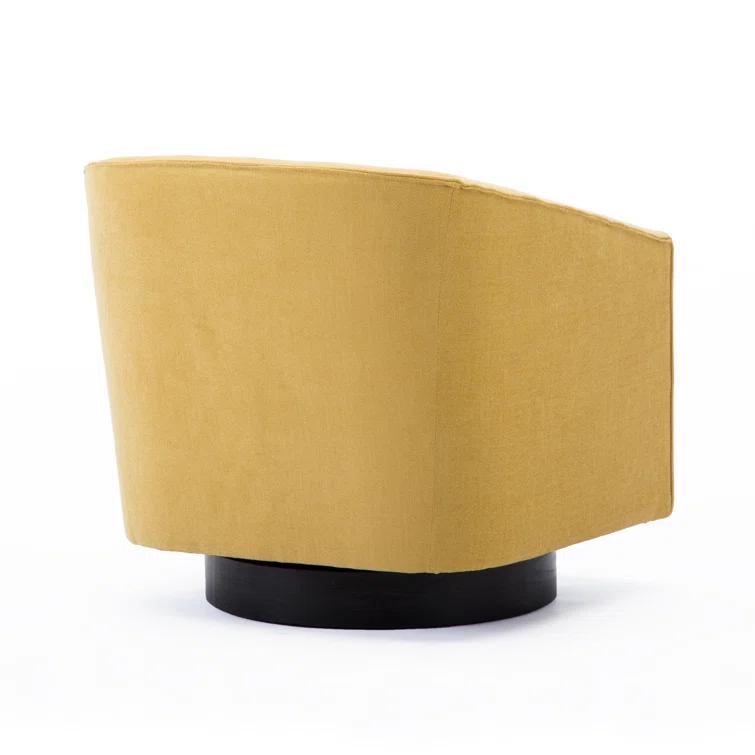 Donovan Upholstered Swivel Barrel Chair