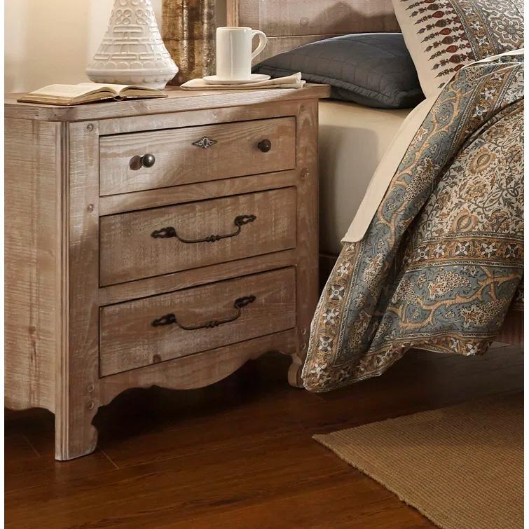 Thorin 3-Drawer Nightstand