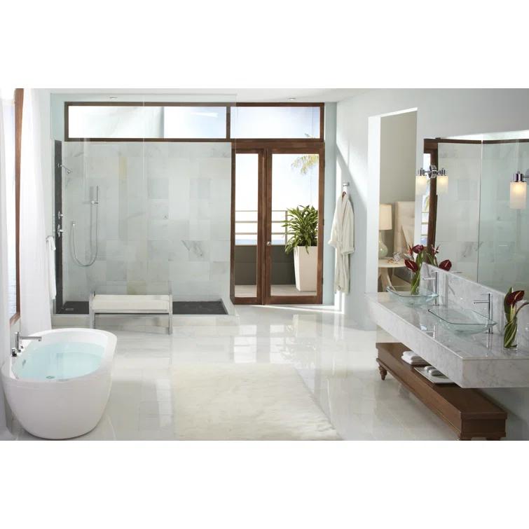 Align Double Handle Deck Mounted Roman Tub Faucet Trim