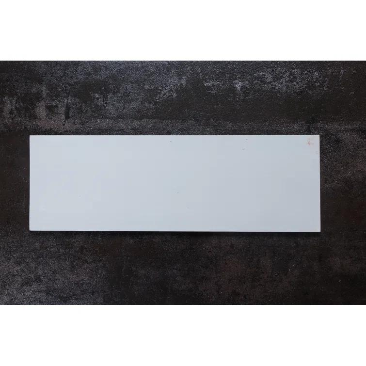 Premium Textured 4" x 12" Straight Edge Glass Subway Tile