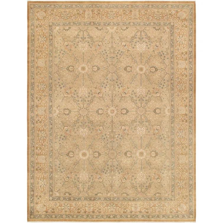 Pasargad Baku Hand Knotted Wool Washable Oriental Indoor Rug