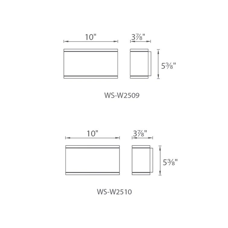 Rubix Aluminum LED Wall Light
