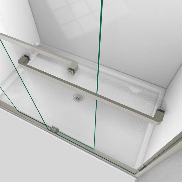 Encore 56" W x 58" H Semi-Frameless Tub Door with ClearMax Technology