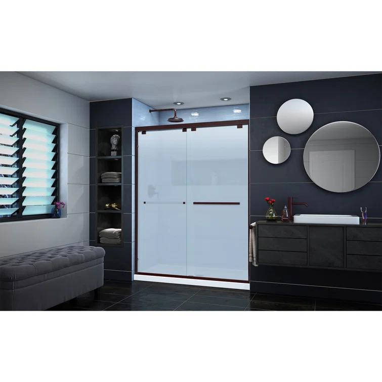 Encore 56" W x 76" H Bypass Shower Door with ClearMax™ Technology