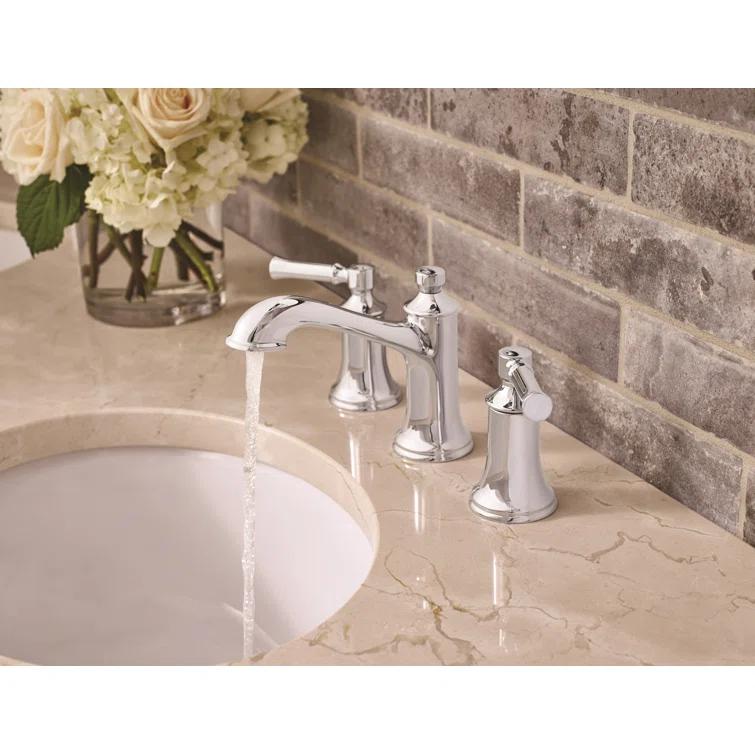 Moen Dartmoor Two-Handle Widespread Bathroom Faucet Trim Kit, Valve Required