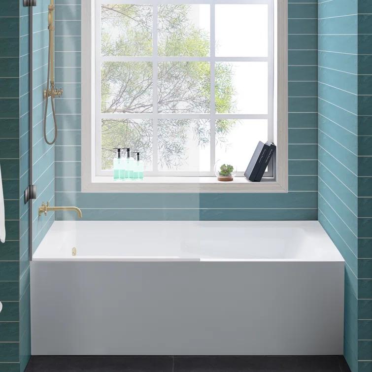 Voltaire 54" x 30" Alcove Bathtub with Apron