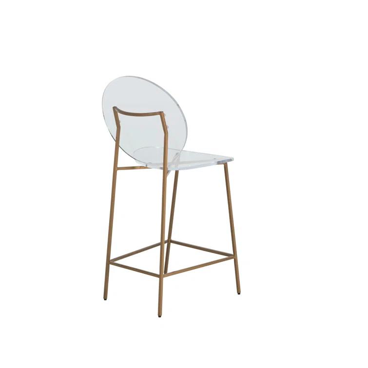 Gabby Sandy Counter Stool with Metal Frame