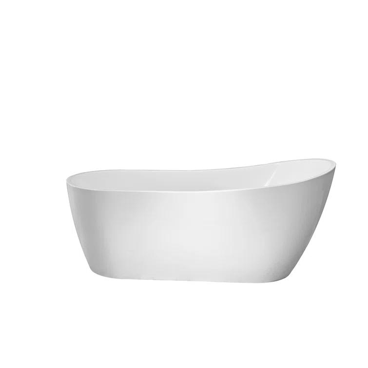 Amara Acrylic Freestanding Soaking Bathtub