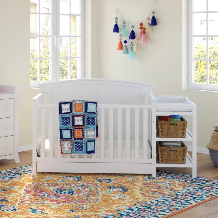 Steveston 5-in-1 Convertible Crib and Changer with Storage