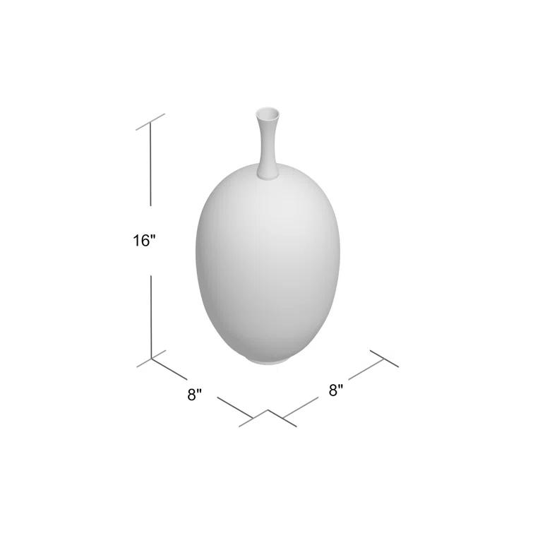 Global Views Ovoid Vase-Celestial-Sm
