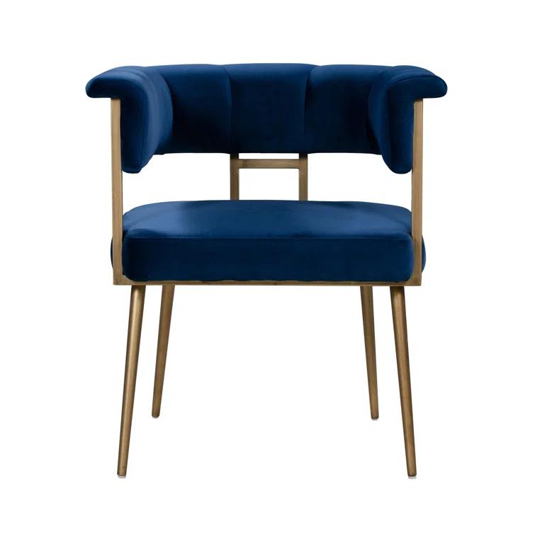 Astrid 19.3'' H Velvet Upholstered Armchair