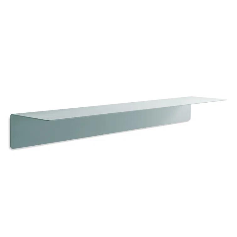Minimalist Putty Steel Welf Large Wall Shelf, 40" W