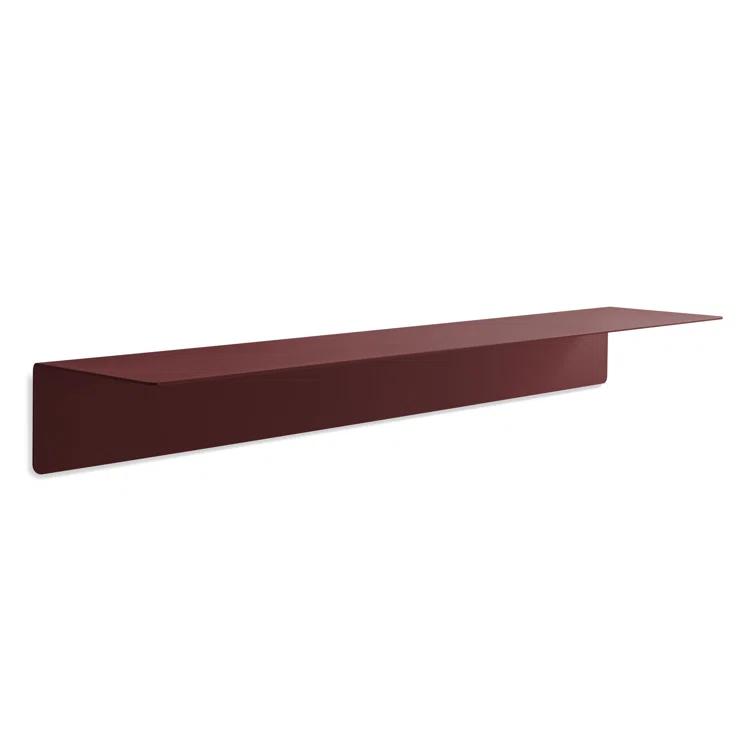 Minimalist Putty Steel Welf Large Wall Shelf, 40" W