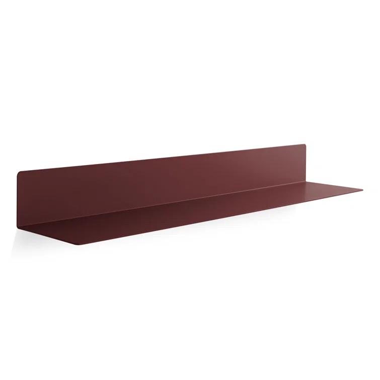 Minimalist Putty Steel Welf Large Wall Shelf, 40" W