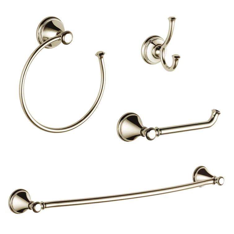 Cassidy Delta 4 Piece Bathroom Hardware Set