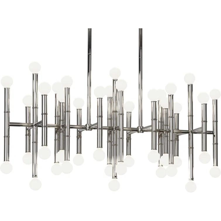 Jonathan Adler Meurice 42 - Light Dimmable Modern Linear Chandelier