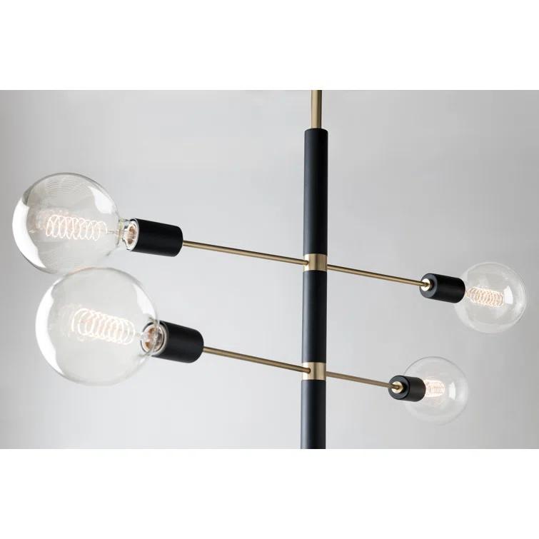 Christopher 4 - Light Dimmable Sputnik Modern Linear Chandelier