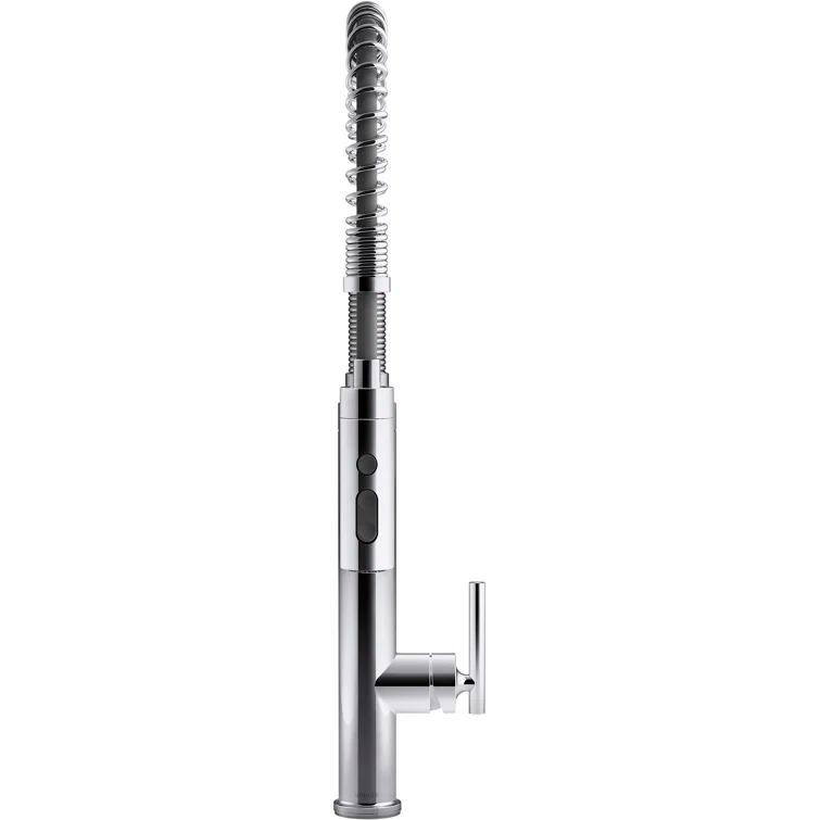 Kohler Purist® Single Handle Semi-Professional Pre-Rinse Kitchen Faucet with Pull Down Sprayer