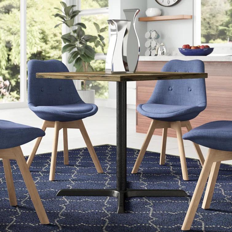 Square Wood Breakroom Table