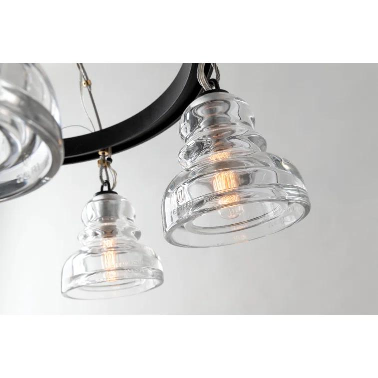 Menlo Park 10 - Light Wagon Wheel Chandelier