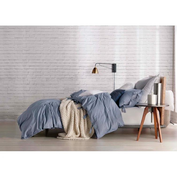 Pure Chunky Cotton Knitted Throw