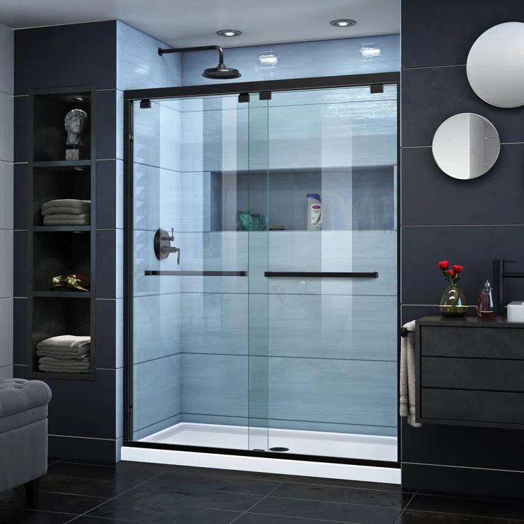 Encore 56" W x 76" H Bypass Shower Door with ClearMax™ Technology