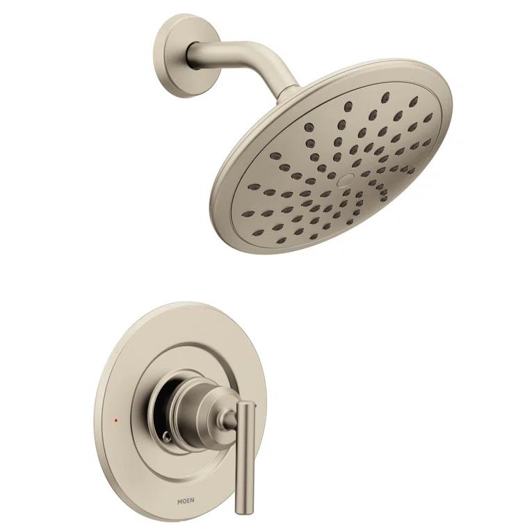 Moen Gibson Posi-Temp Shower Only Trim with 8-Inch Eco-Performance Rainshower, Valve Required
