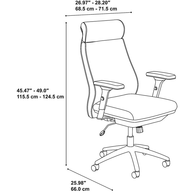 The Twillery Co. Executive Chair with Headrest