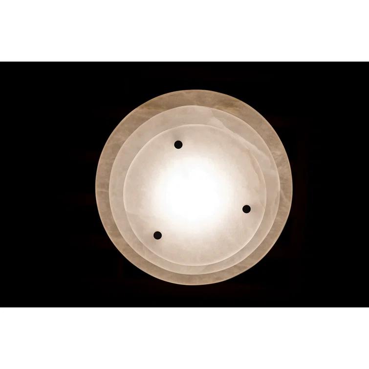 Hudson Valley Lighting 9012F Gatsby 1 Light 12" Wide Integrated Led Semi-Flush Ceiling