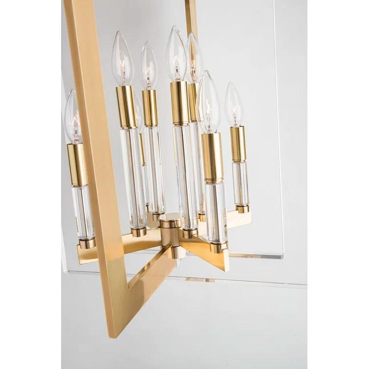 Wellington 8 - Light Dimmable Geometric Chandelier