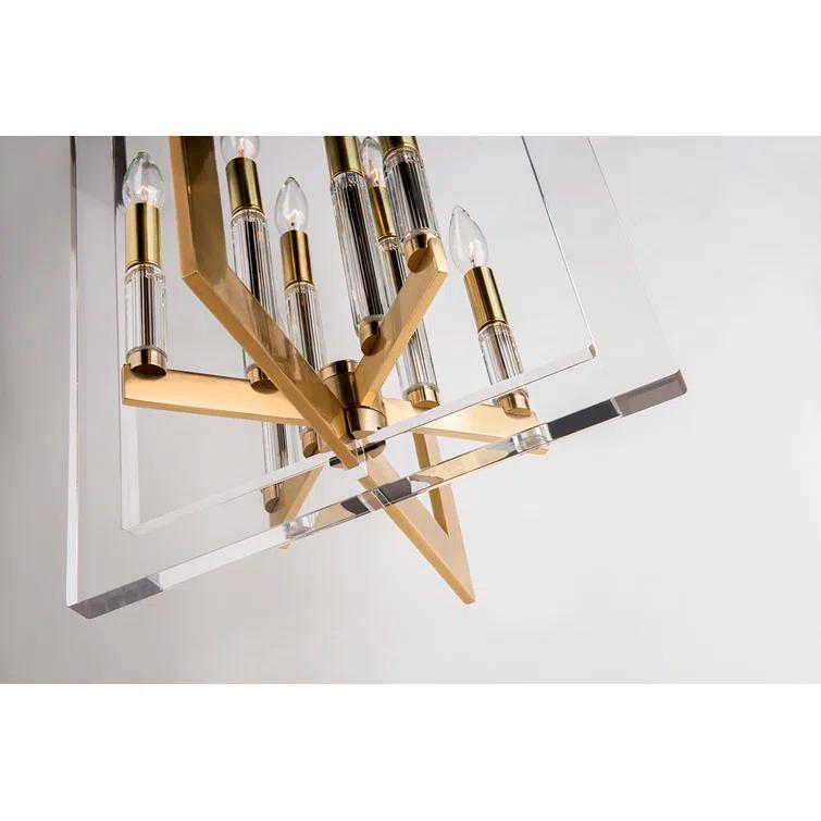Wellington 8 - Light Dimmable Geometric Chandelier