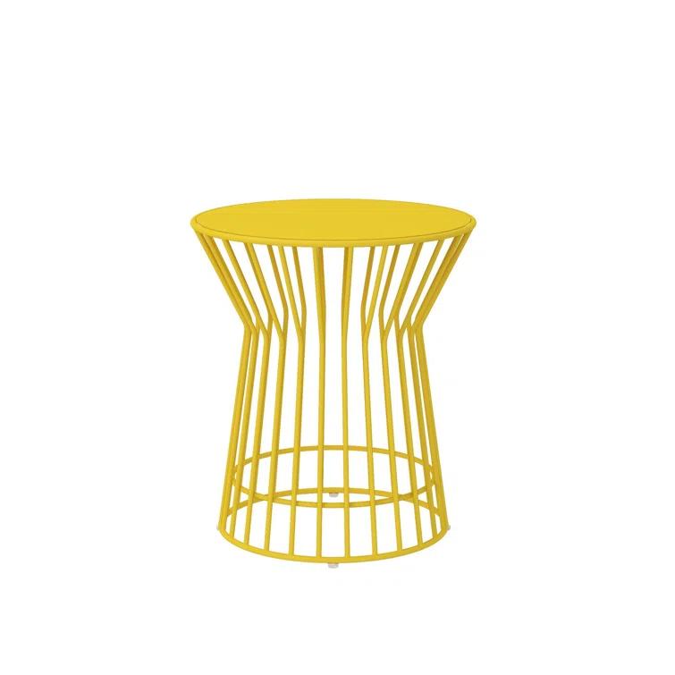 Roberta 20.08'' Metal Outdoor Side Table