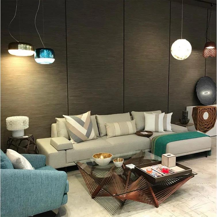 Oggetti Geo Glass Top Coffee Table