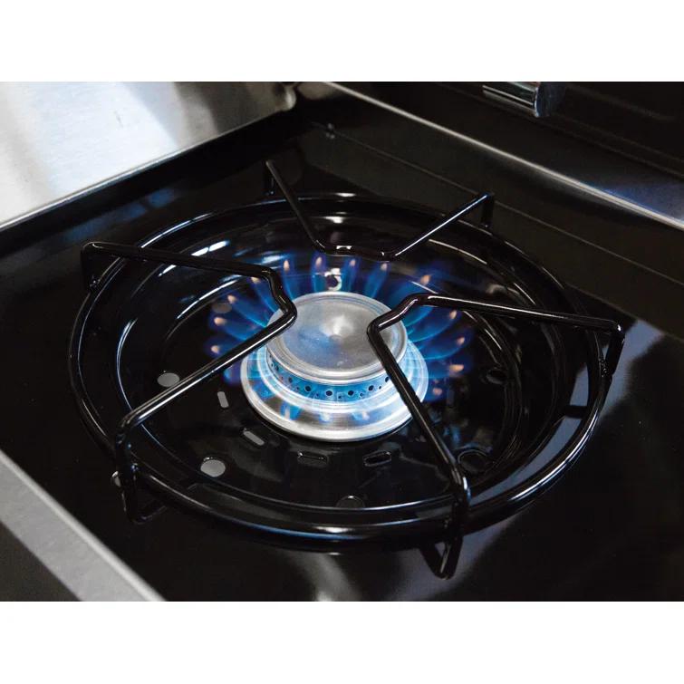Broil King Signet 390 3-Burner Grill in Stainless Steel with Side Burner and Rear Rotisserie Burner