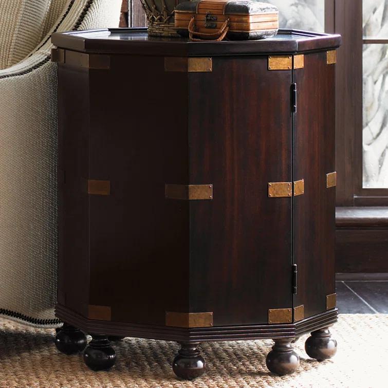 Tommy Bahama Home Royal Kahala Pacific Campaign Accent Table